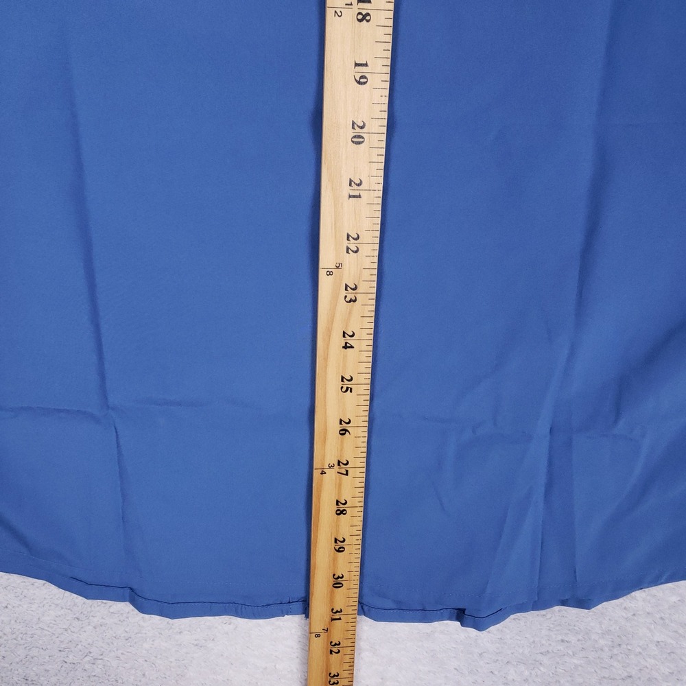 Harriton Blue Dress Shirt Men Large Button Up Long Sleeve Work Corporate Office - Picture 7 of 7